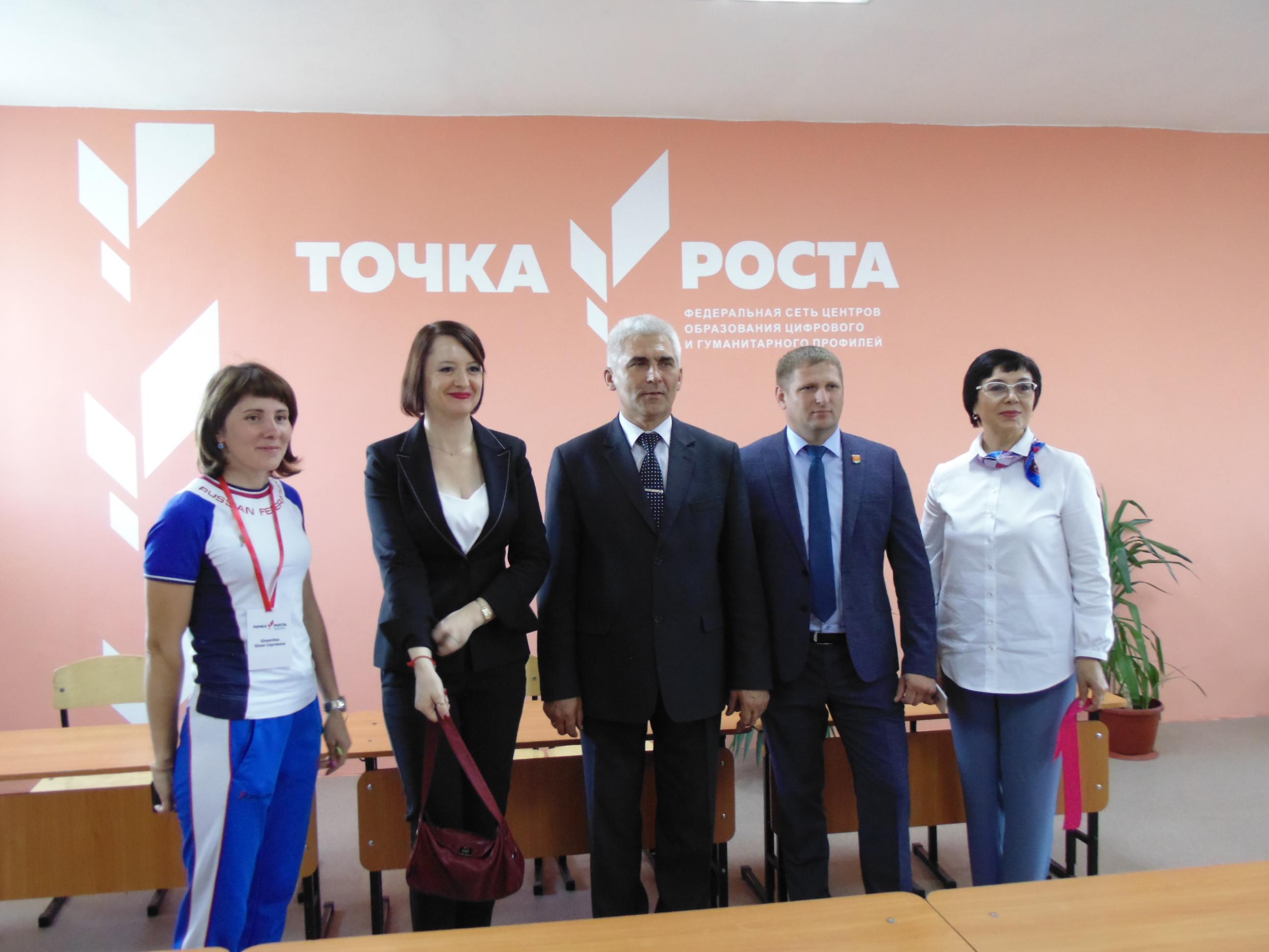 Открытие центра Точка роста.